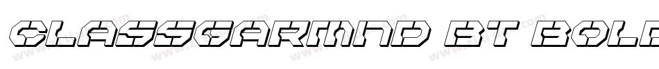 ClassGarmnd BT Bold Italic字体转换